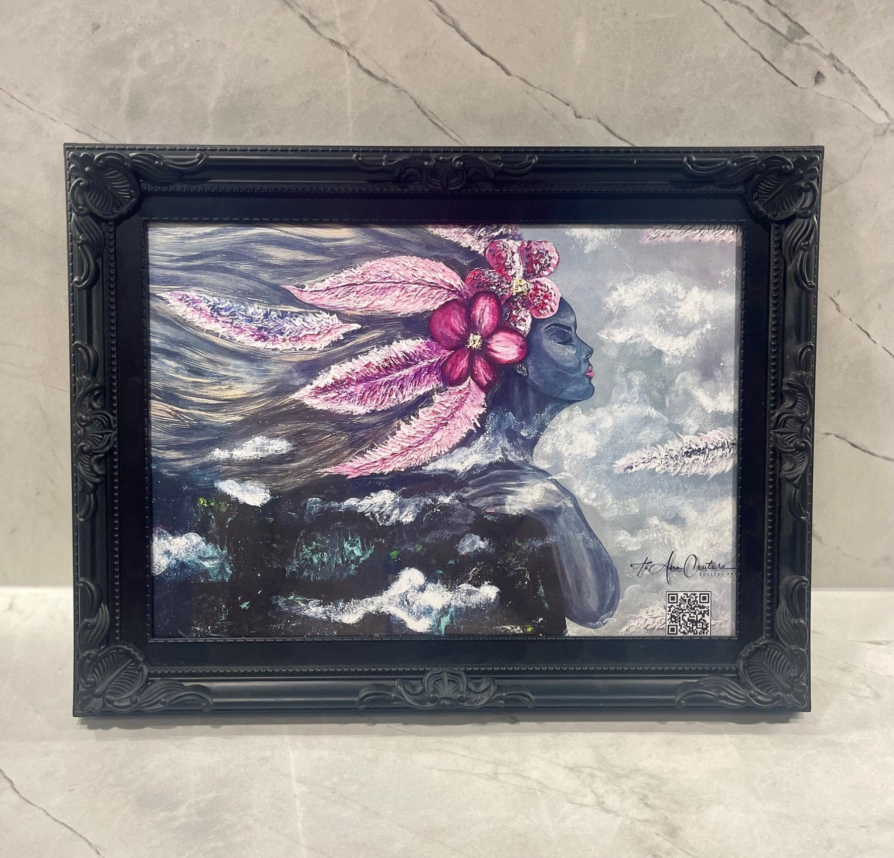 Universal Woman Petite framed A4 fine art edition