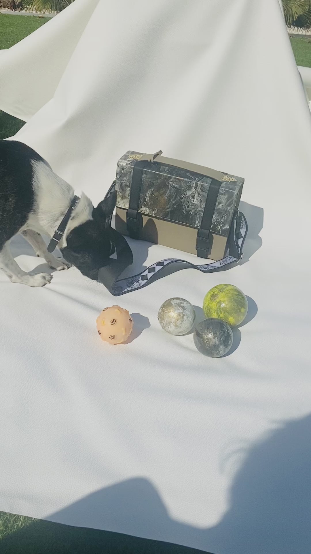 Galactic Universe art handbag, Maison Archive video