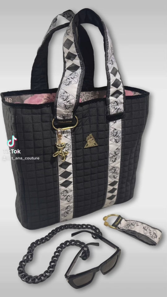 Voluminous Millionaria Nero padded handbag, Maison Archive video