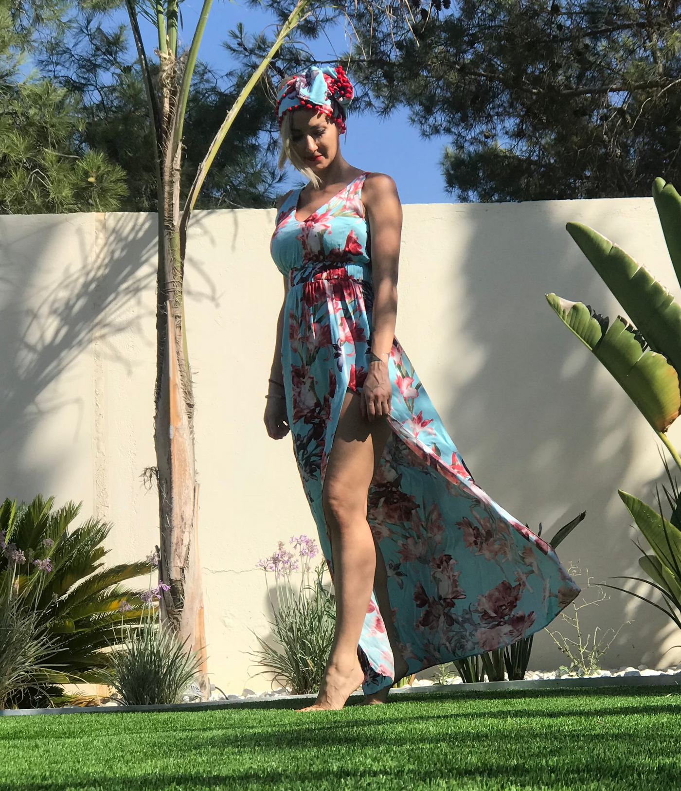 Happy Valley blue summer dress, additional view
