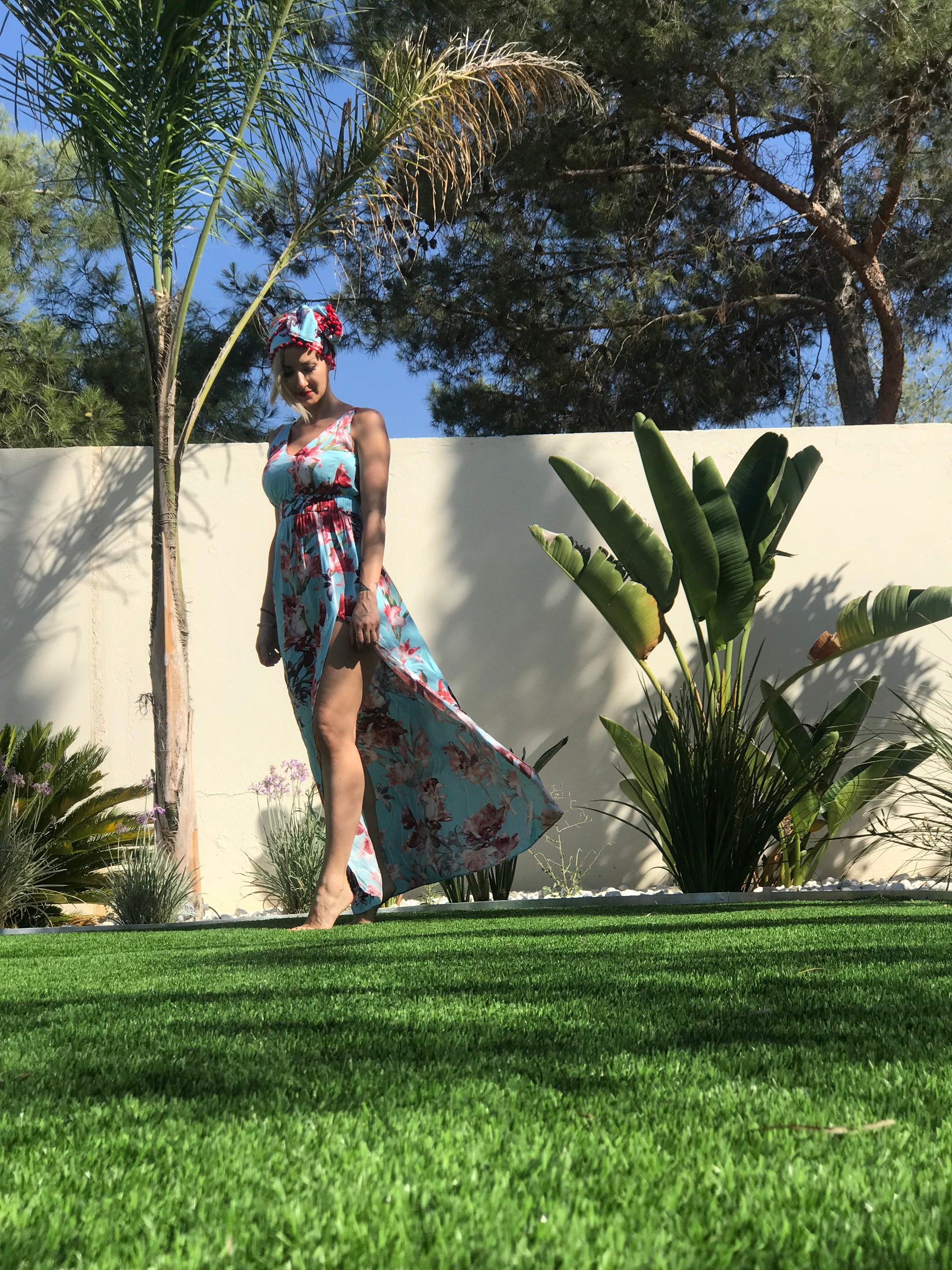 Happy Valley blue summer dress, additional view
