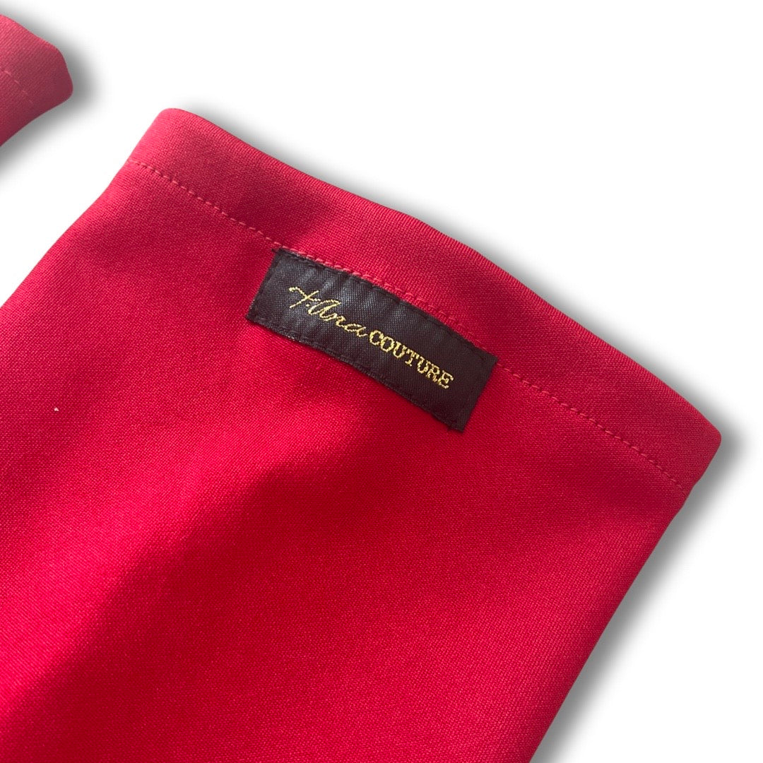 La Passione Rossa arm warmers, detail view