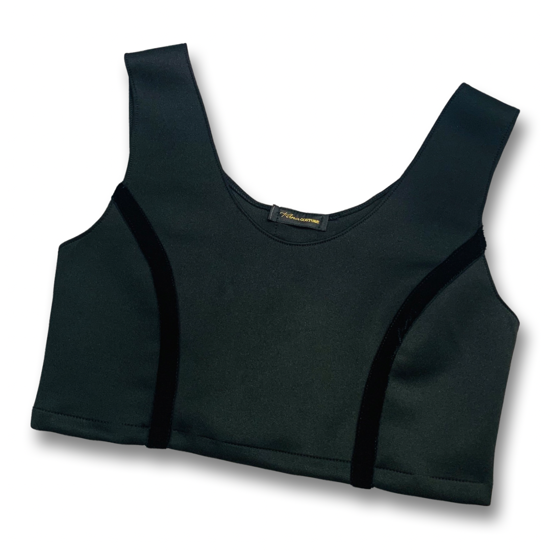 Il Classico Nero scuba crop top, additional view