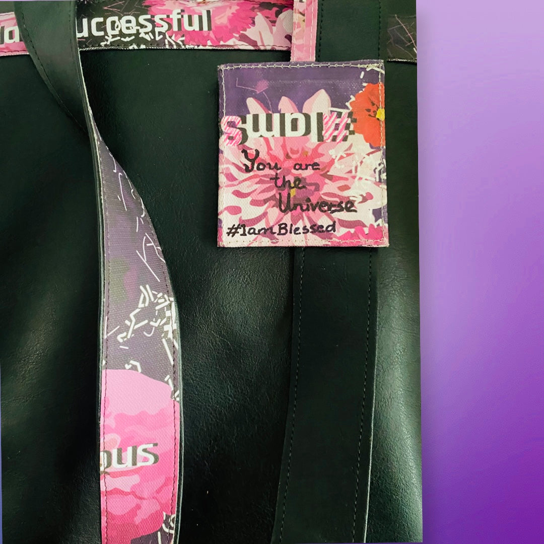 Pink Passion floral backpack, t•Ana Couture Maison Archive view