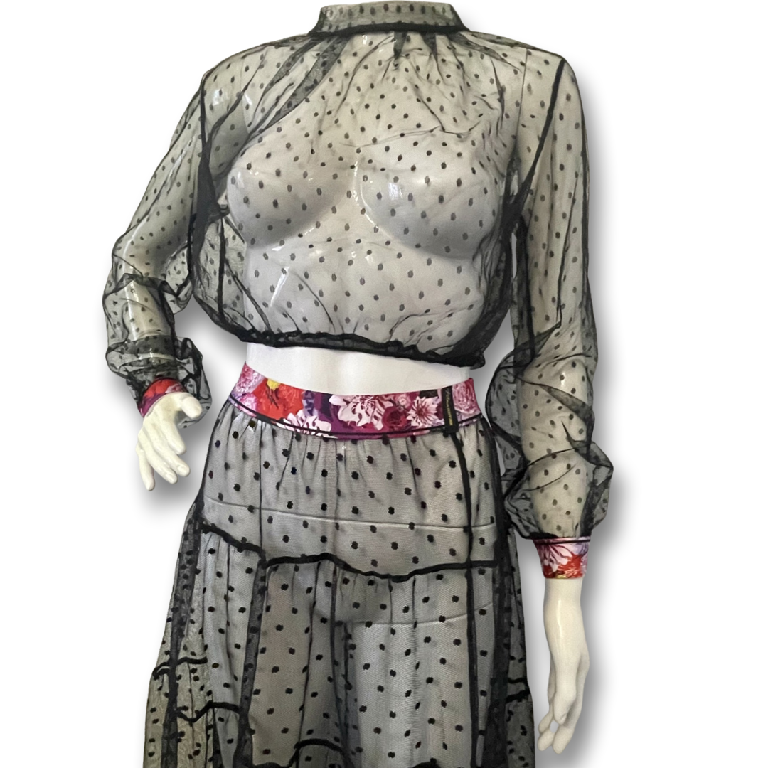 Nero Miss Polka black set, additional detail